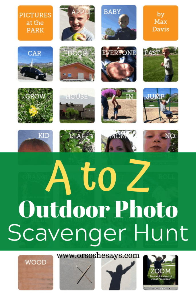 outdoor scavenger hunt