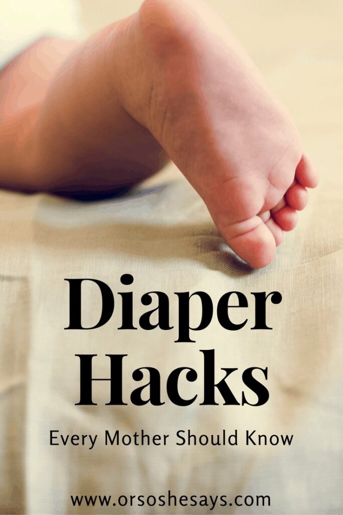 diaper changing hacks