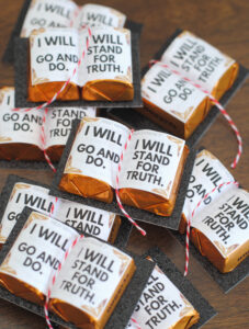 I Will Go and Do ~ Handout for 2020 Youth Theme - Or so she says...