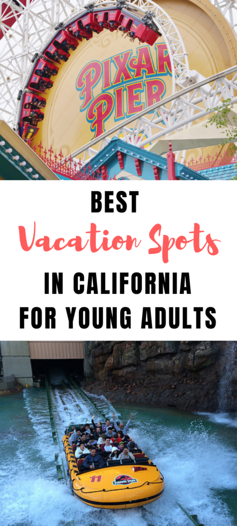 vacation spots in california