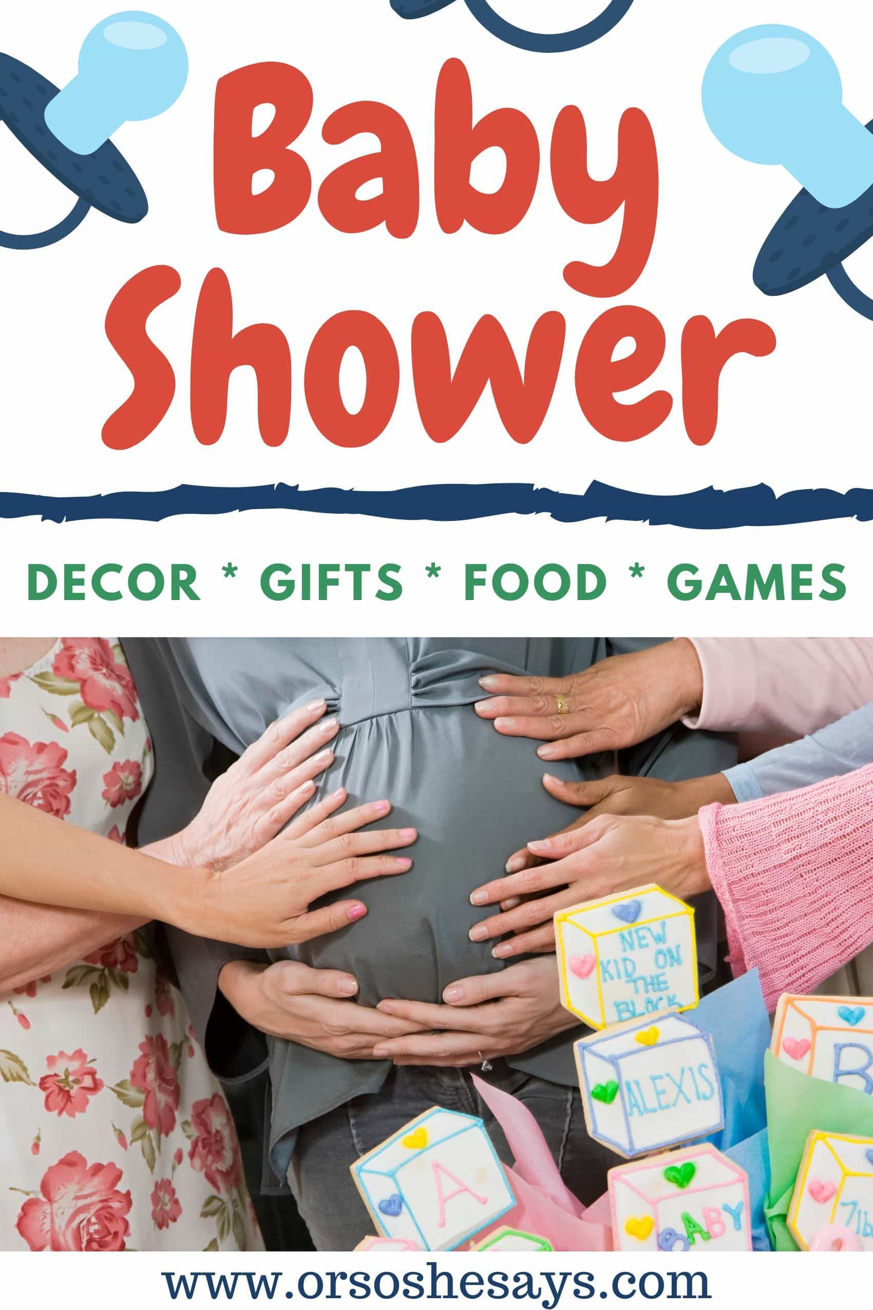 Using Amazon to Throw a Baby Shower Cute and Cheap!! Or so she says...