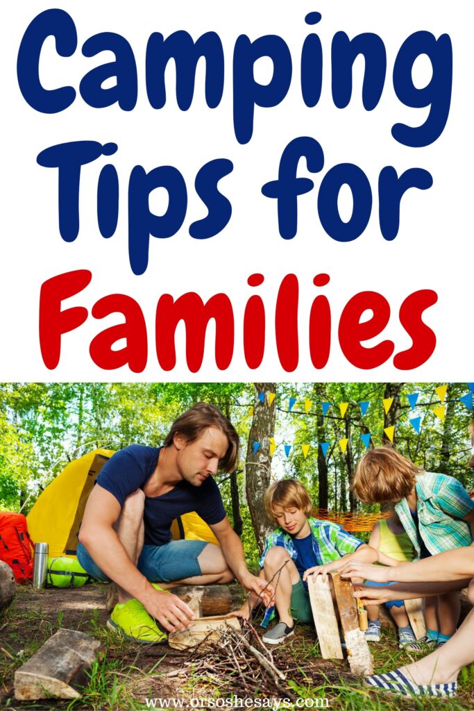 camping tips for families
