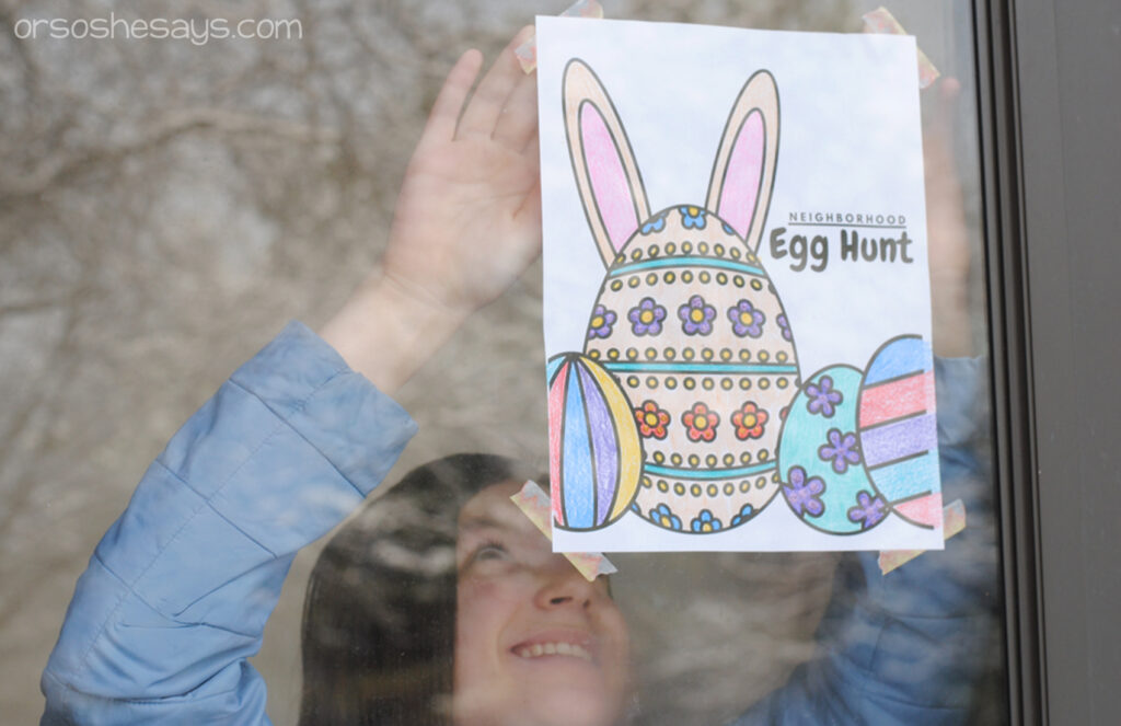 Display the Egg Hunt picture in a window