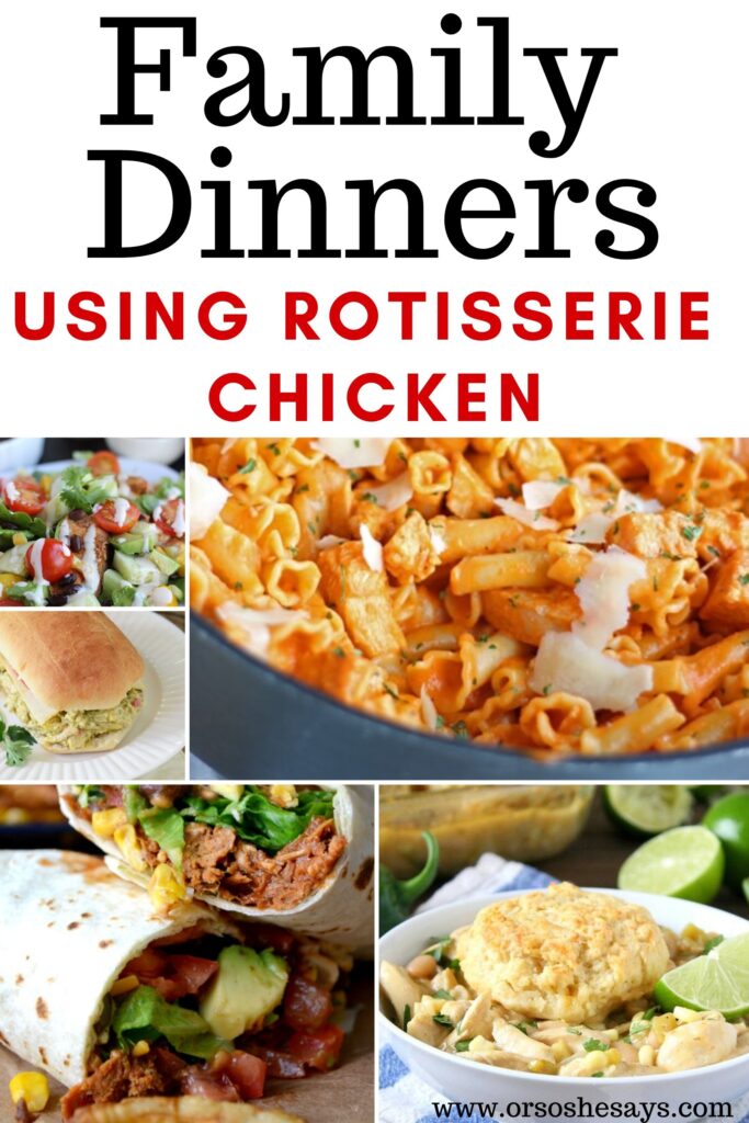 rotisserie chicken dinners