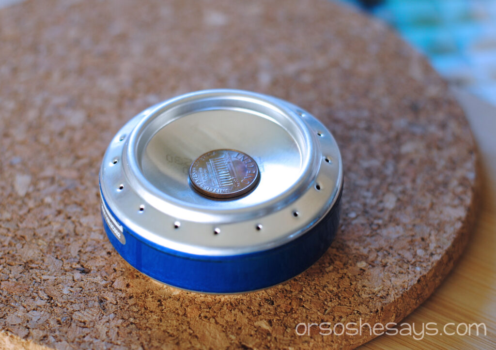 DIY Alcohol Stove For Emergency Kit Tutorial with Instructions and Pictures #OSSS #DIYAlcoholStove #EmergencyPreparedness