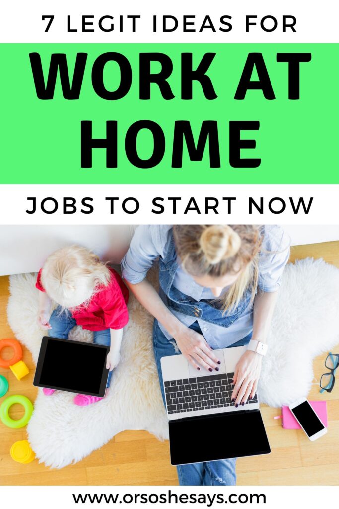 work at home jobs