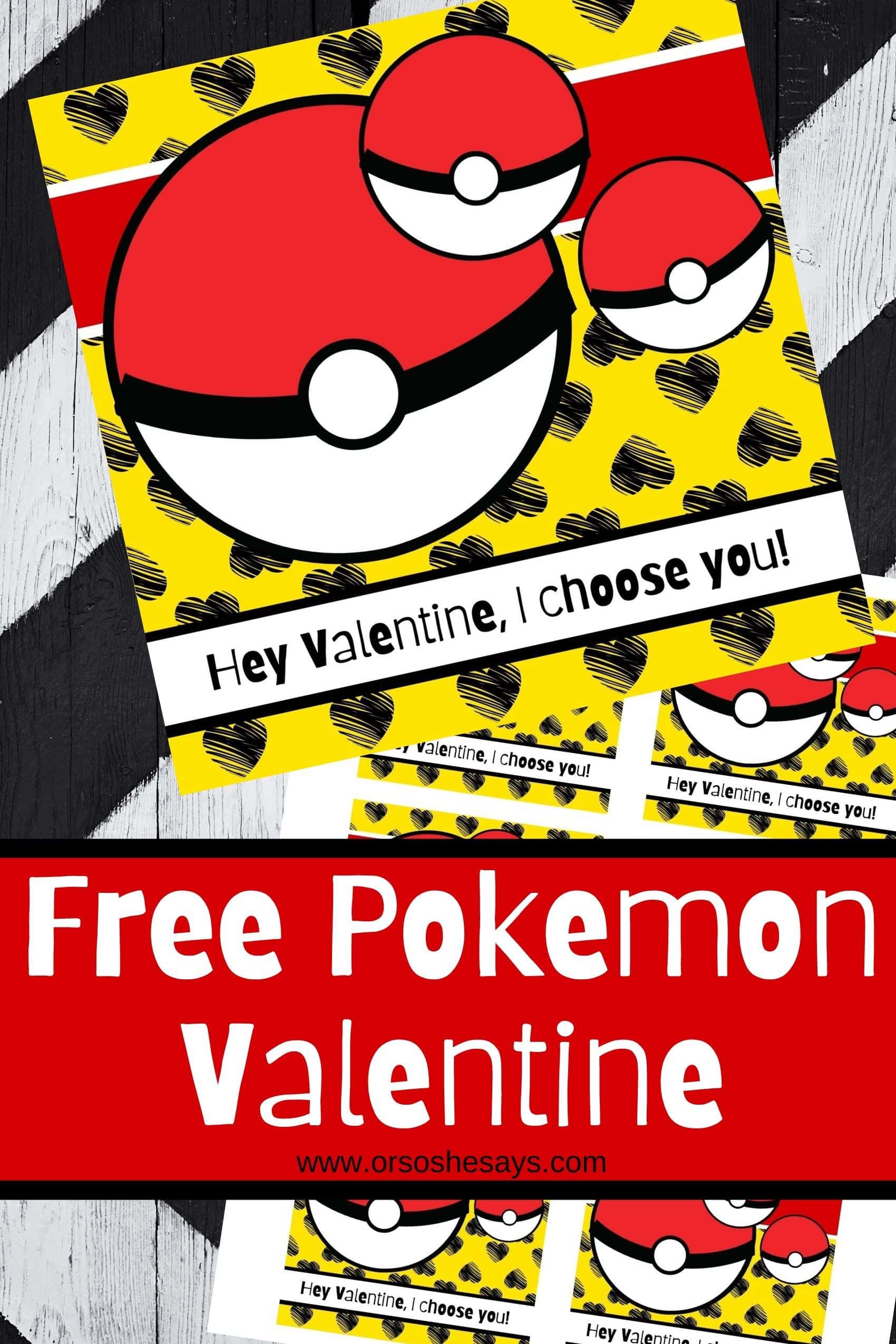 pokemon i choose you valentine