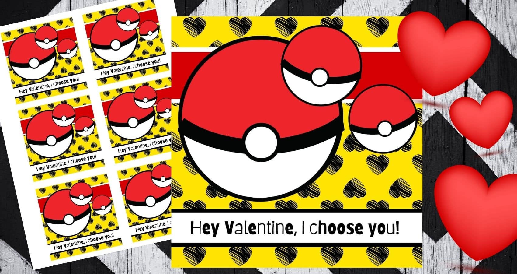 printable pokemon valentine