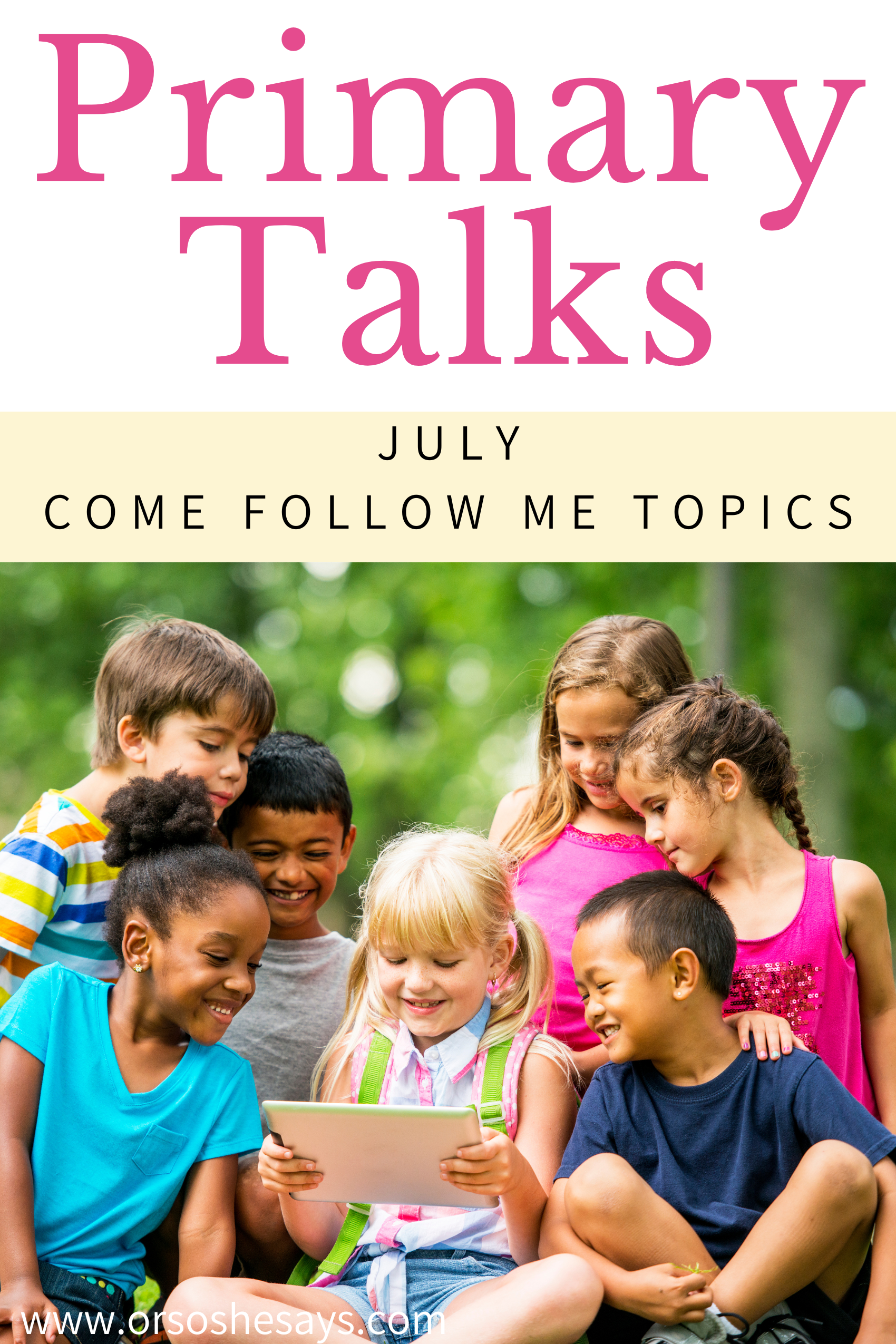 July 2022 Primary Talks 