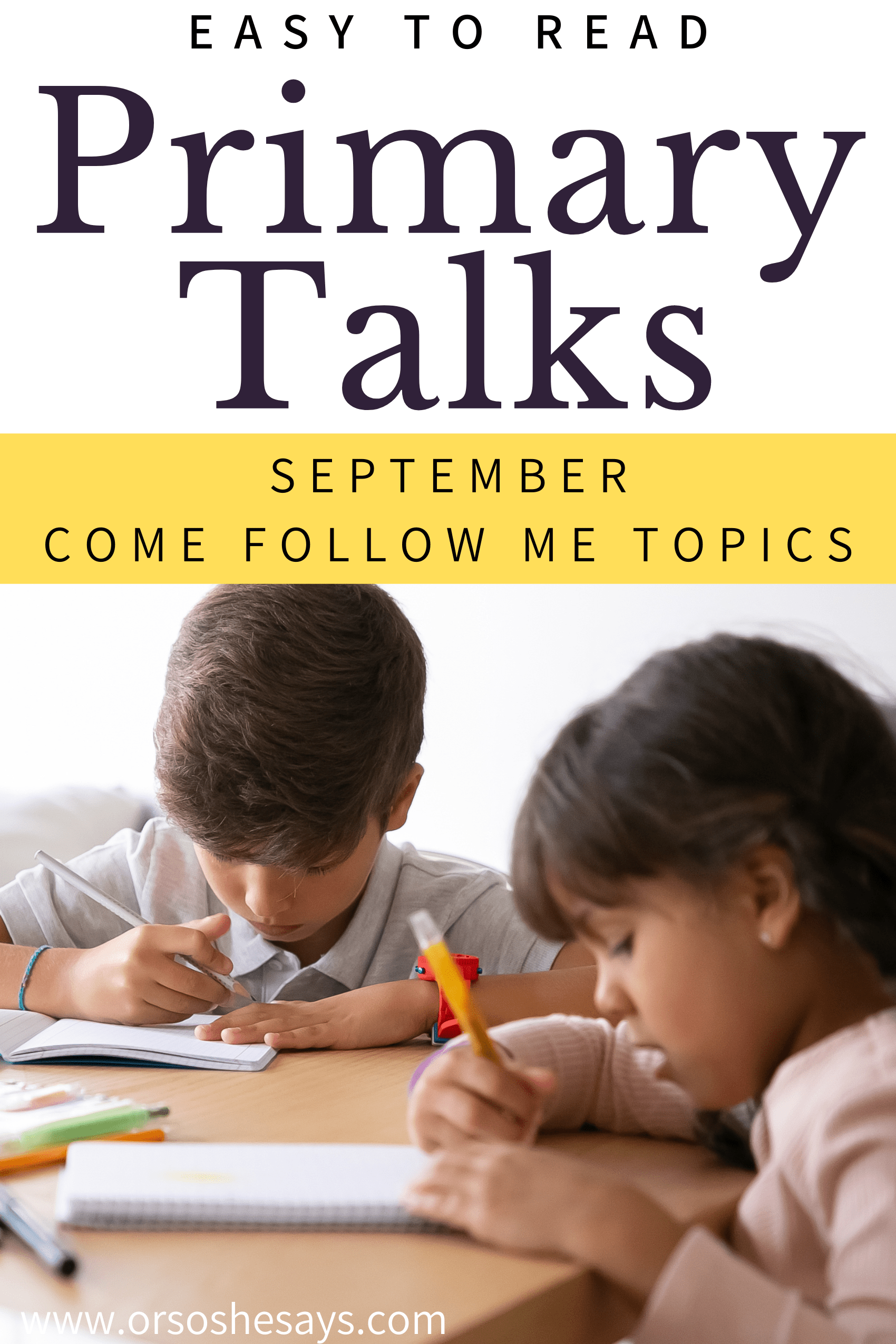 primary talks