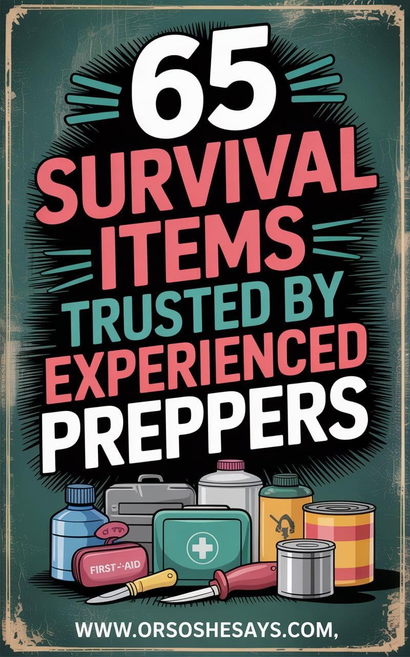 emergency supply list