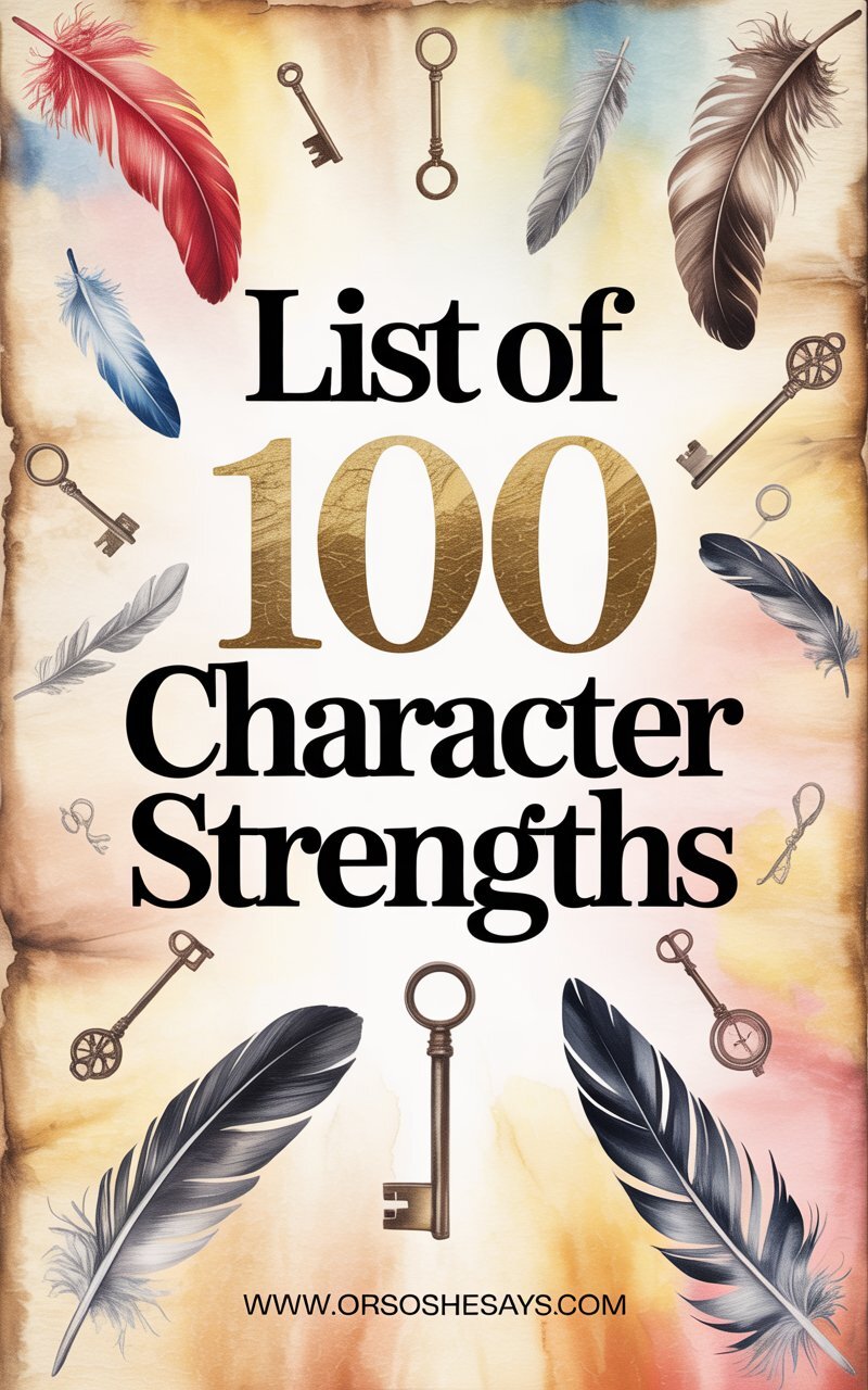 character personality strengths