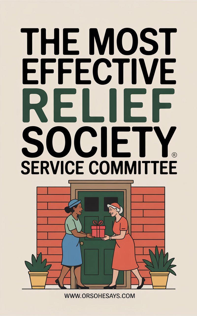 service committee relief society